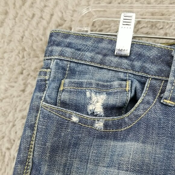 William Rast Jeans Womens 27 Tall Blue Sadie Straight Leg Stretch Denim *Read* - Picture 6 of 12